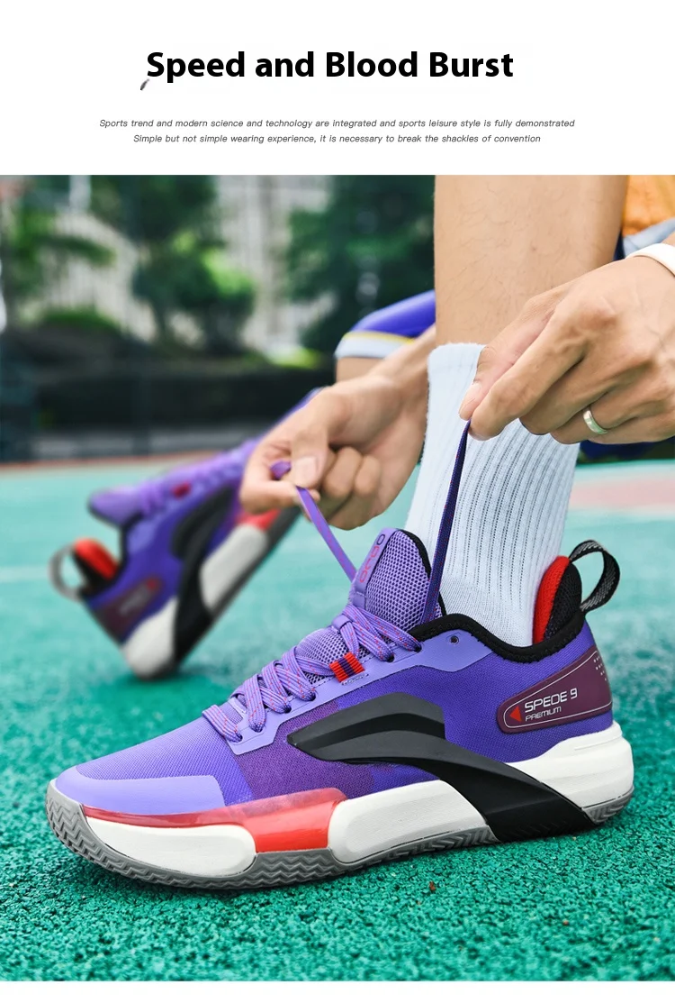 Tênis de basquete casual masculino e feminino, tênis de combate almofadado baixo, com tendência além das fronteiras, tamanho grande, novo, verão Tênis de basquete casual masculino e feminino, tênis de combate almofadado baixo, com tendência além das fronteiras, tamanho grande, novo, verão