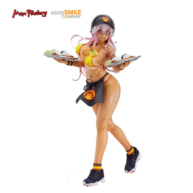 In Stock 100% Original Max Factory GOOD SMILE GSC 1/6 SUPER SONICO Bikini Waitress Ver. PVC Action Anime Figure Model Toys 28cm
In Stock 100% Original Max Factory GOOD SMILE GSC 1/6 SUPER SONICO Bikini Waitress Ver. PVC Action Anime Figure Model Toys 28cm