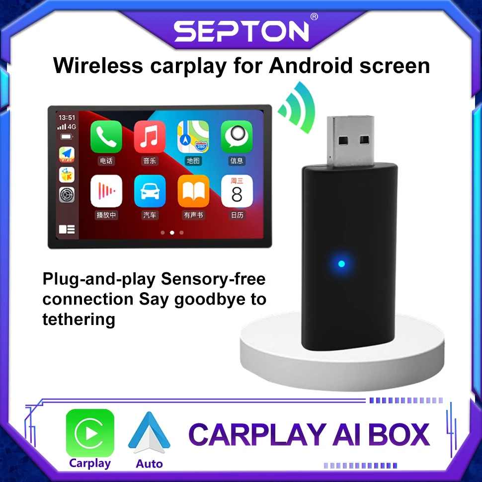 Автоматический беспроводной адаптер SPETON Android, мини-USB, автоматическое подключение MLink к беспроводному Carplay для экрана Android, без Caplay
Автоматический беспроводной адаптер SPETON Android, мини-USB, автоматическое подключение MLink к беспроводному Carplay для экрана Android, без Caplay