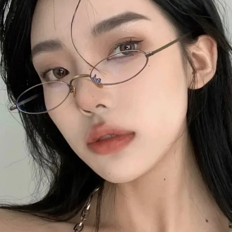 Y2K Retro Oval Glasses Summer Women Men Lovely Metal Small Frame Glasses Simple Daily Comfortable Glasses Fashion Accessories
Y2K Retro Oval Glasses Summer Women Men Lovely Metal Small Frame Glasses Simple Daily Comfortable Glasses Fashion Accessories