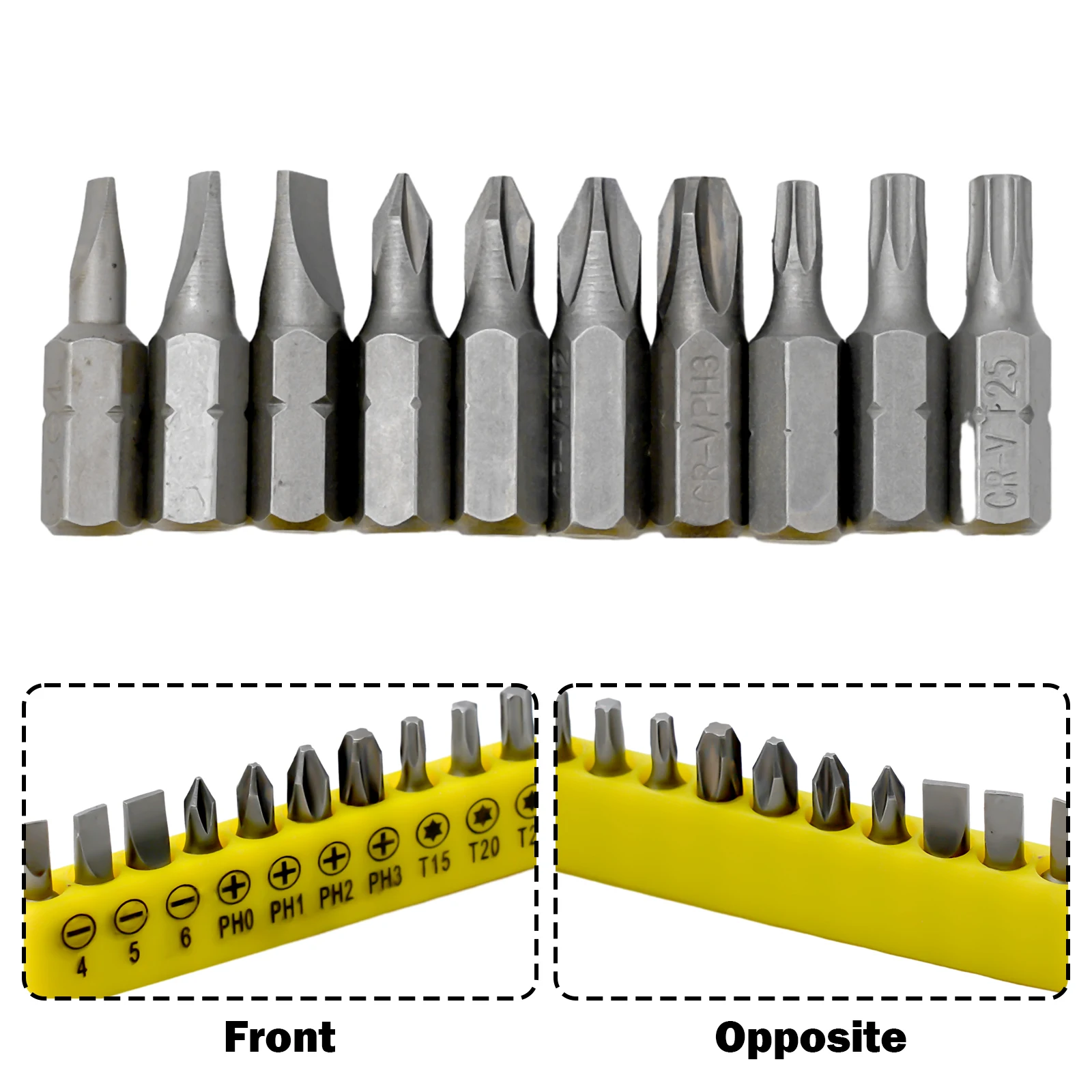 Drill Set Screwdriver Bit Wrench Tool 10Pcs/set 3 Shape 6.35mm Screwdriver Silver Color Hand Tools Accessories
Drill Set Screwdriver Bit Wrench Tool 10Pcs/set 3 Shape 6.35mm Screwdriver Silver Color Hand Tools Accessories