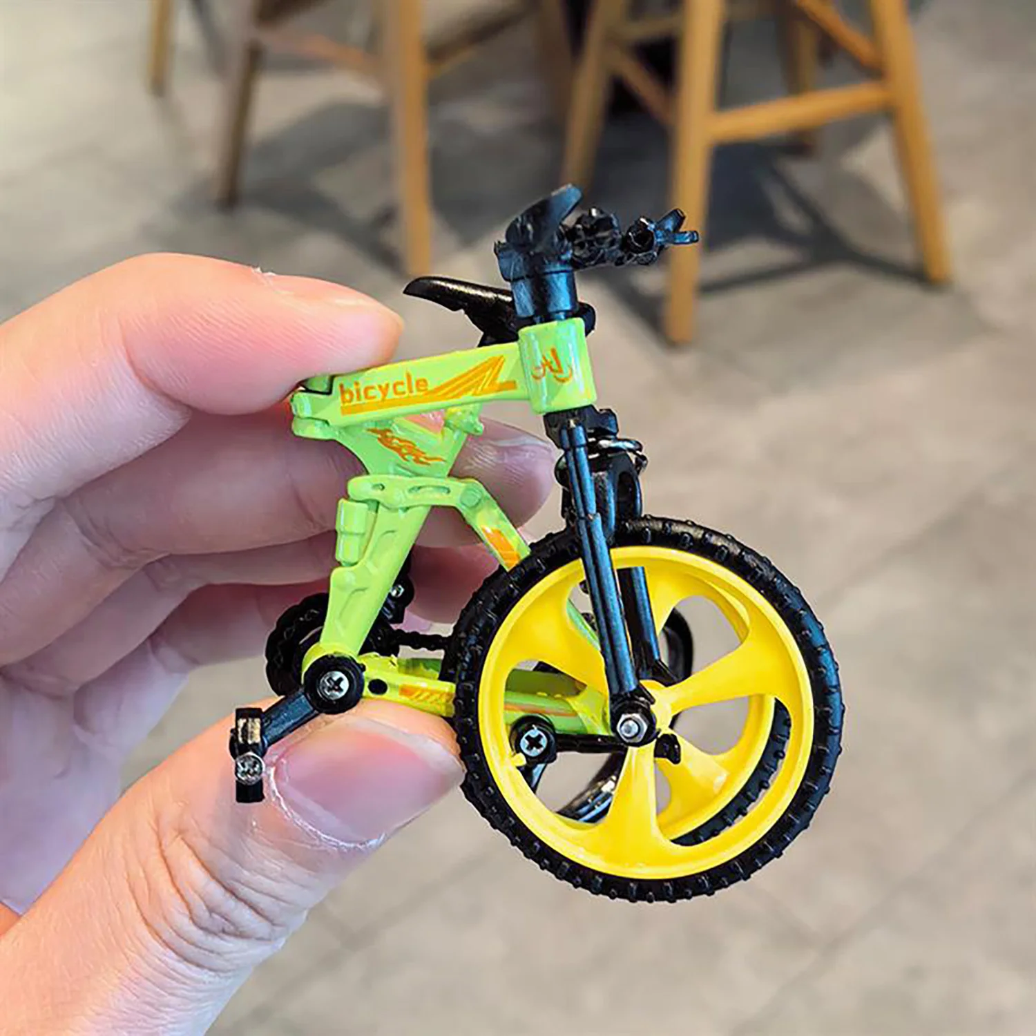 Bicicleta de dedo transfronteriza, mini bicicleta plegable, modelo de bicicleta de montaña deslizante creativa Bicicleta de dedo transfronteriza, mini bicicleta plegable, modelo de bicicleta de montaña deslizante creativa