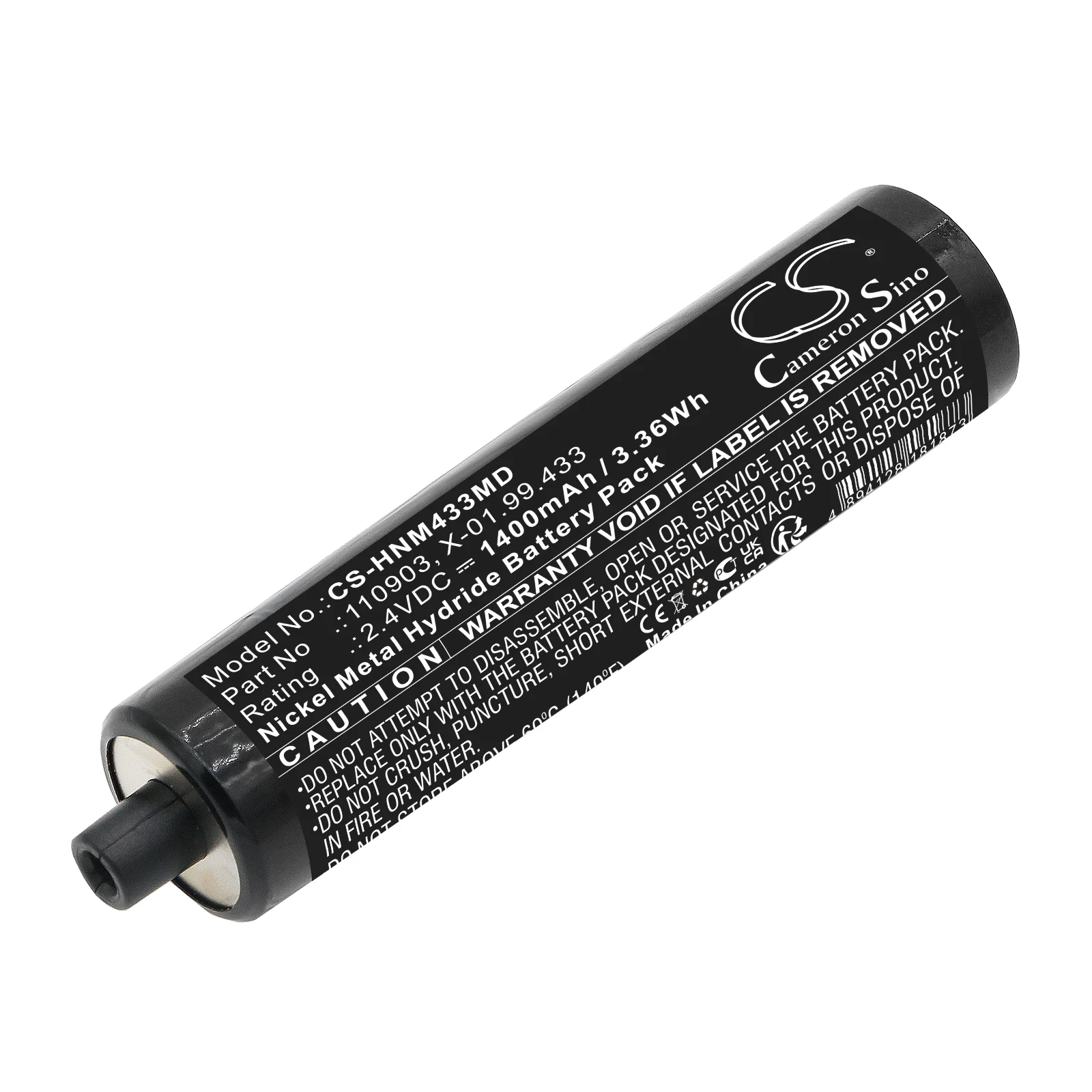 

Medical Battery For Heine 110903 X-01.99.433 Heine NicaTron Nicatron NC Nicatron N Ni-MH 2.40V 1400mAh / 3.36Wh Black