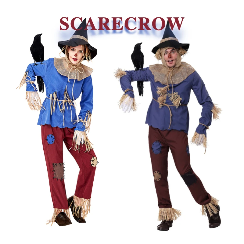 Halloween Costumes Adult Scarecrow Cosplay Drama Stage Costumes Can Be Worn By Men Women School Girl Cosplay Anime Red Blue
Halloween Costumes Adult Scarecrow Cosplay Drama Stage Costumes Can Be Worn By Men Women School Girl Cosplay Anime Red Blue