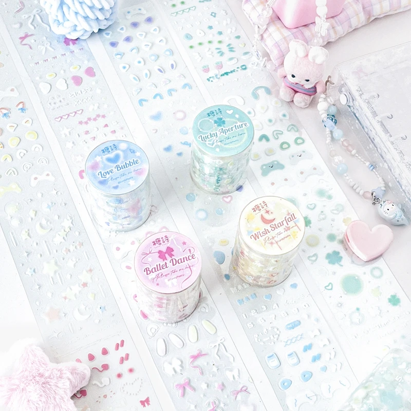 Cute Mini Ear Decoration Adhesive Tape Planner Handbook DIY Album Scrapbooking Journal Collage Material Stickers Kids Gift
Cute Mini Ear Decoration Adhesive Tape Planner Handbook DIY Album Scrapbooking Journal Collage Material Stickers Kids Gift