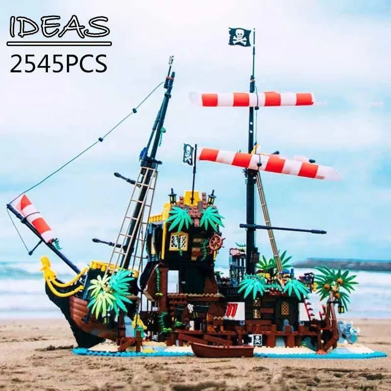 Ideas MOC Pirates Barracuda Bay Ship 698998 Bricks Toy Ideas MOC Pirates Barracuda Bay Ship 698998 Bricks Toy
