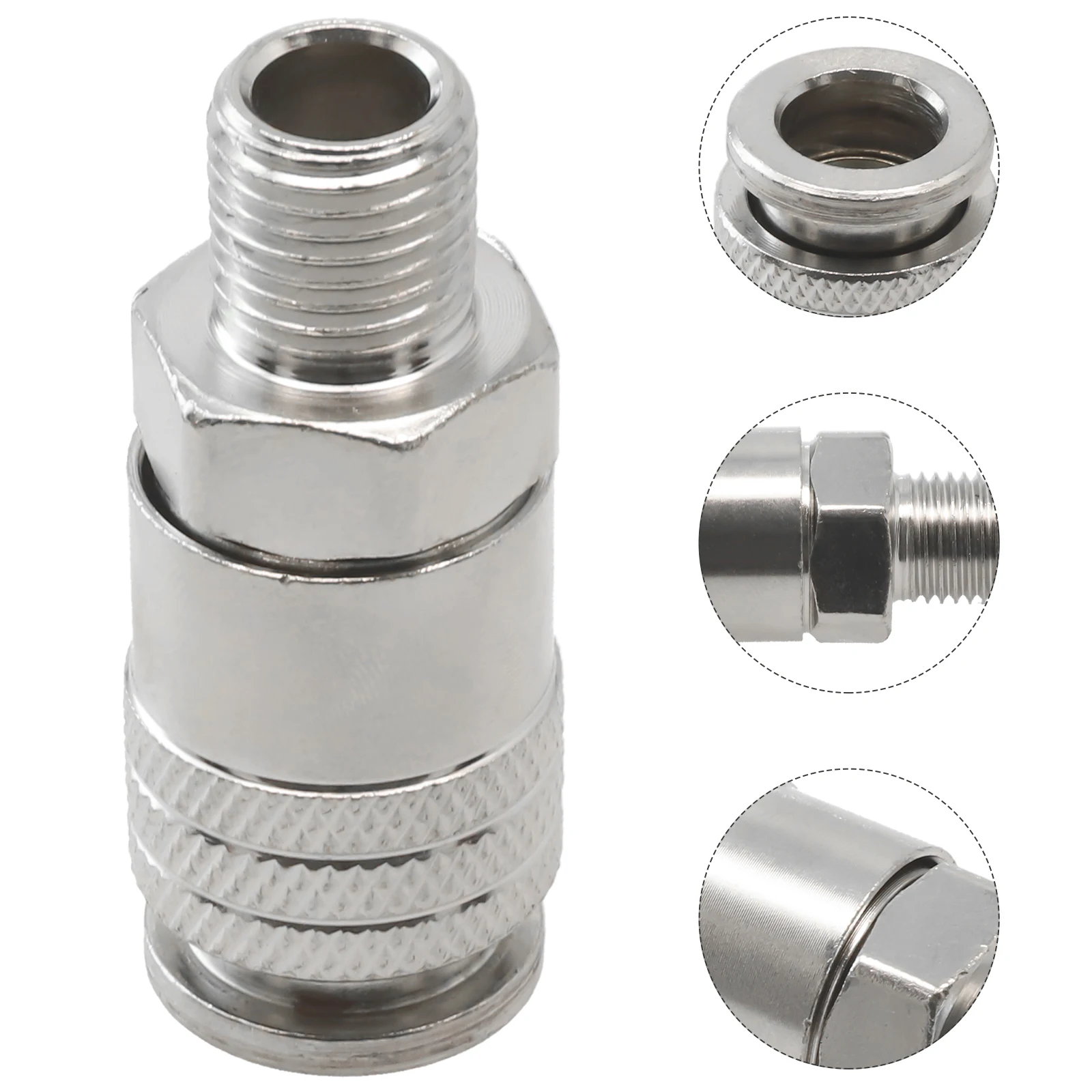 Thread Female Head Pneumatic Connector Coupler Coupling Connector EU Standard Male Thread Pneumatic Air Compressors
Thread Female Head Pneumatic Connector Coupler Coupling Connector EU Standard Male Thread Pneumatic Air Compressors