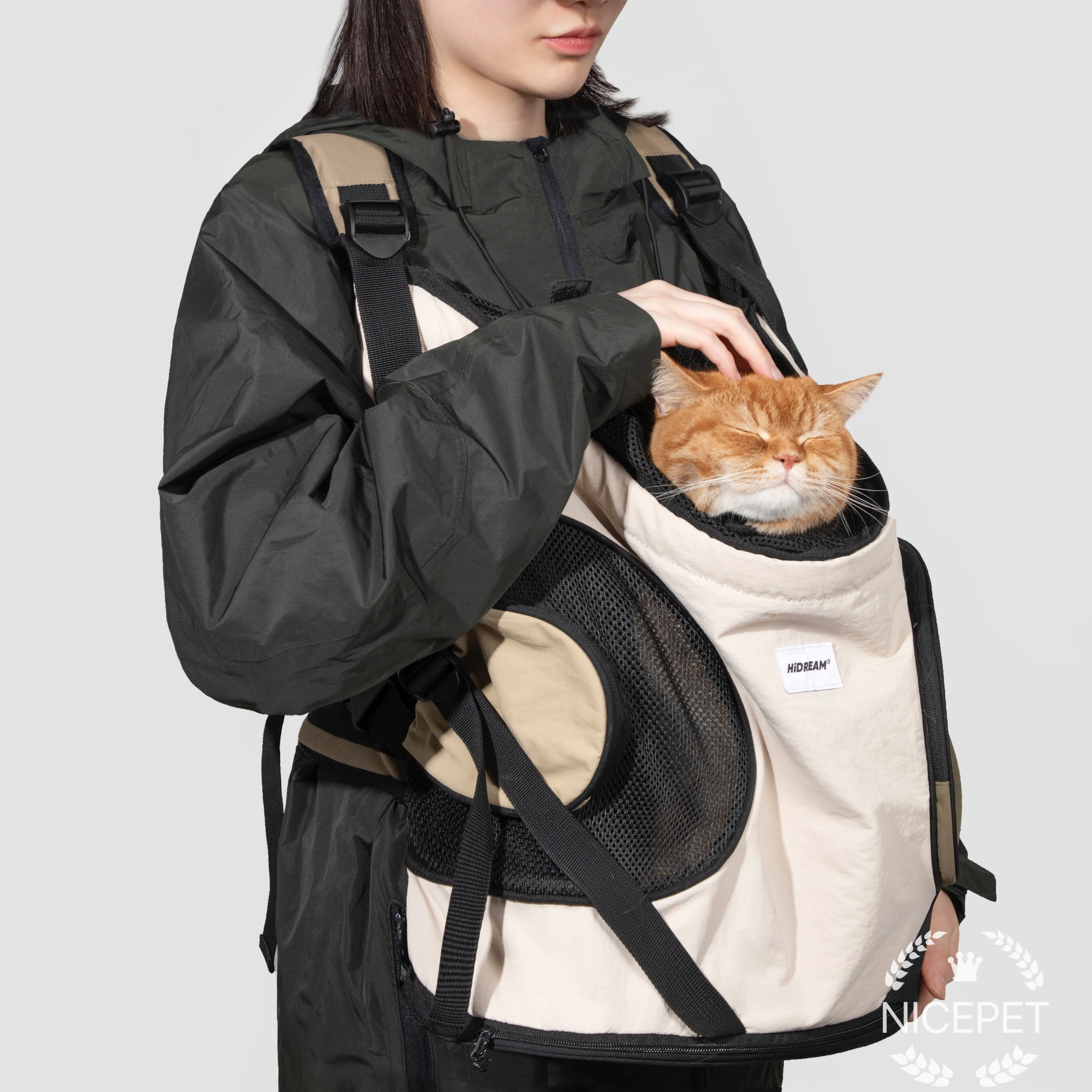 1pc Cat Backpack With Front Support And Drawstring, Perfect For Taking Your Pet Out Comfortably And Conveniently
1pc Cat Backpack With Front Support And Drawstring, Perfect For Taking Your Pet Out Comfortably And Conveniently