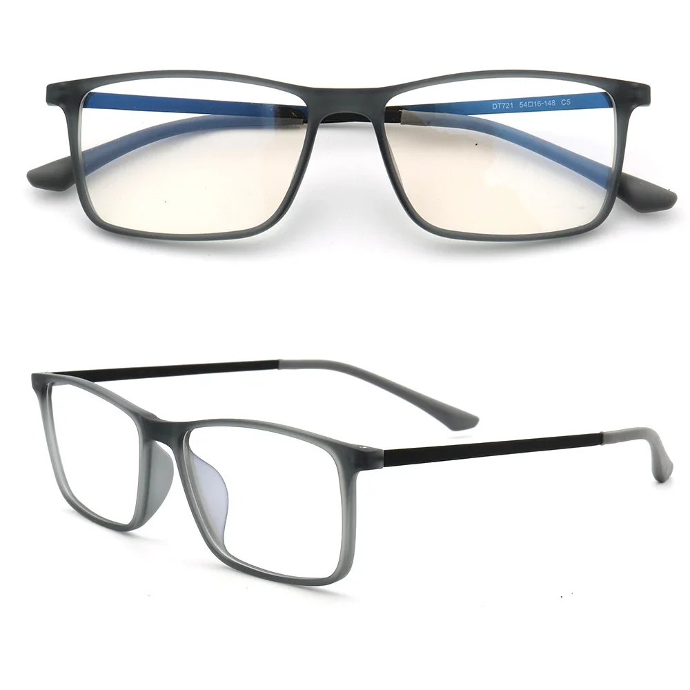 

Men Square TR90 Vintage Eyeglass Frames Women Rectangle Optical Glasses Frames Prescription Classic Business Black Spectacles