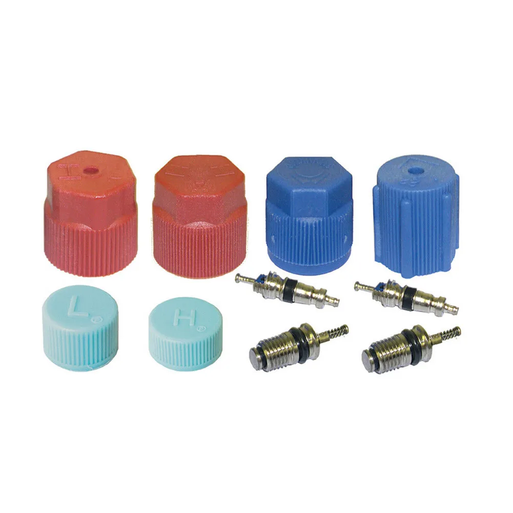 1Set Of Car A/C System Cap & Valve Cores Santech Seal Air Conditioning Service Fittings High Quality Car Truck Accessories
1Set Of Car A/C System Cap & Valve Cores Santech Seal Air Conditioning Service Fittings High Quality Car Truck Accessories