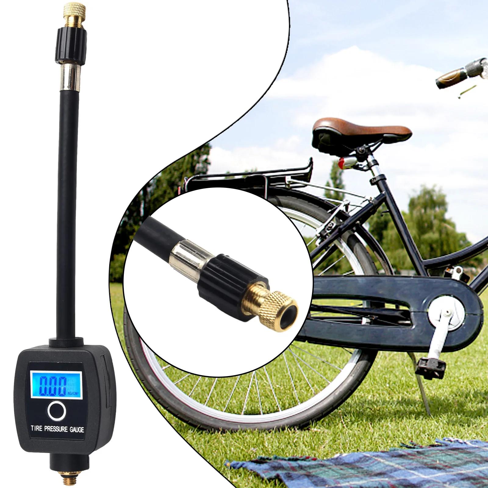Digital Bike Tire Pressure Gauge Schraders And Presta Valves Bicycle Digital Tyre Gauge Luminous Display Bike Accessories
Digital Bike Tire Pressure Gauge Schraders And Presta Valves Bicycle Digital Tyre Gauge Luminous Display Bike Accessories