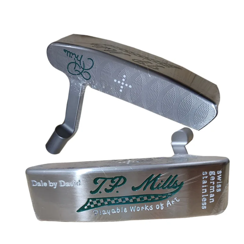 

New Golf Putter TP. MILLS SWISS GSS Dale Dy David Putter CNC Forged Putter Head Cover Golf Clubs Only Head With Head Cover
