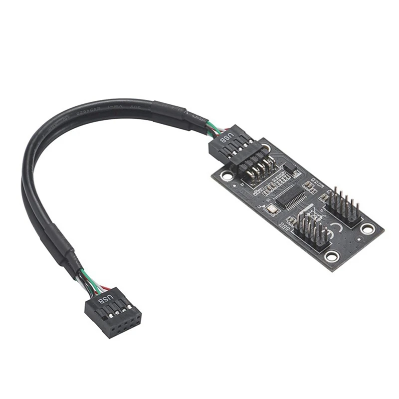 USB-разветвитель, USB2.0 9-контактный двойной 9-контактный адаптер-концентратор, переходник для материнской платы, USB 9-контактный разъем, 1-2 Удлинительный кабель, черный
USB-разветвитель, USB2.0 9-контактный двойной 9-контактный адаптер-концентратор, переходник для материнской платы, USB 9-контактный разъем, 1-2 Удлинительный кабель, черный
