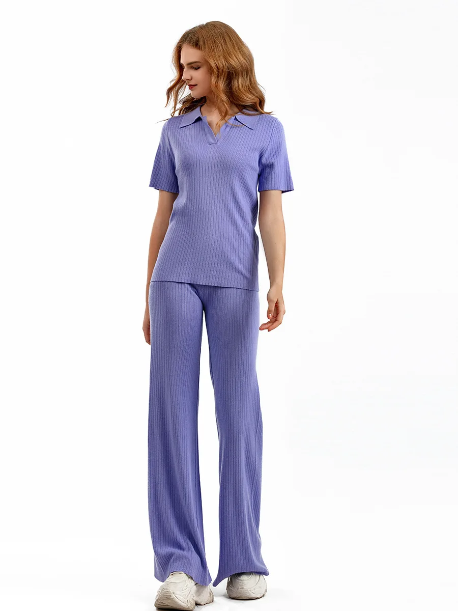 Polo Knitted Pullovers Tees And Long Pants 2 Pieces Set Purple Color Outfit ZA Style Clothing SUITS
Polo Knitted Pullovers Tees And Long Pants 2 Pieces Set Purple Color Outfit ZA Style Clothing SUITS