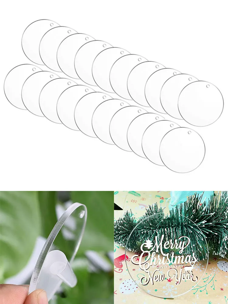 Discs Round Plate 75*2.5mm Acrylic Clear Blank DIY Flat Transparent 20pcs New Xmas Decoration Christmas Bauble
Discs Round Plate 75*2.5mm Acrylic Clear Blank DIY Flat Transparent 20pcs New Xmas Decoration Christmas Bauble