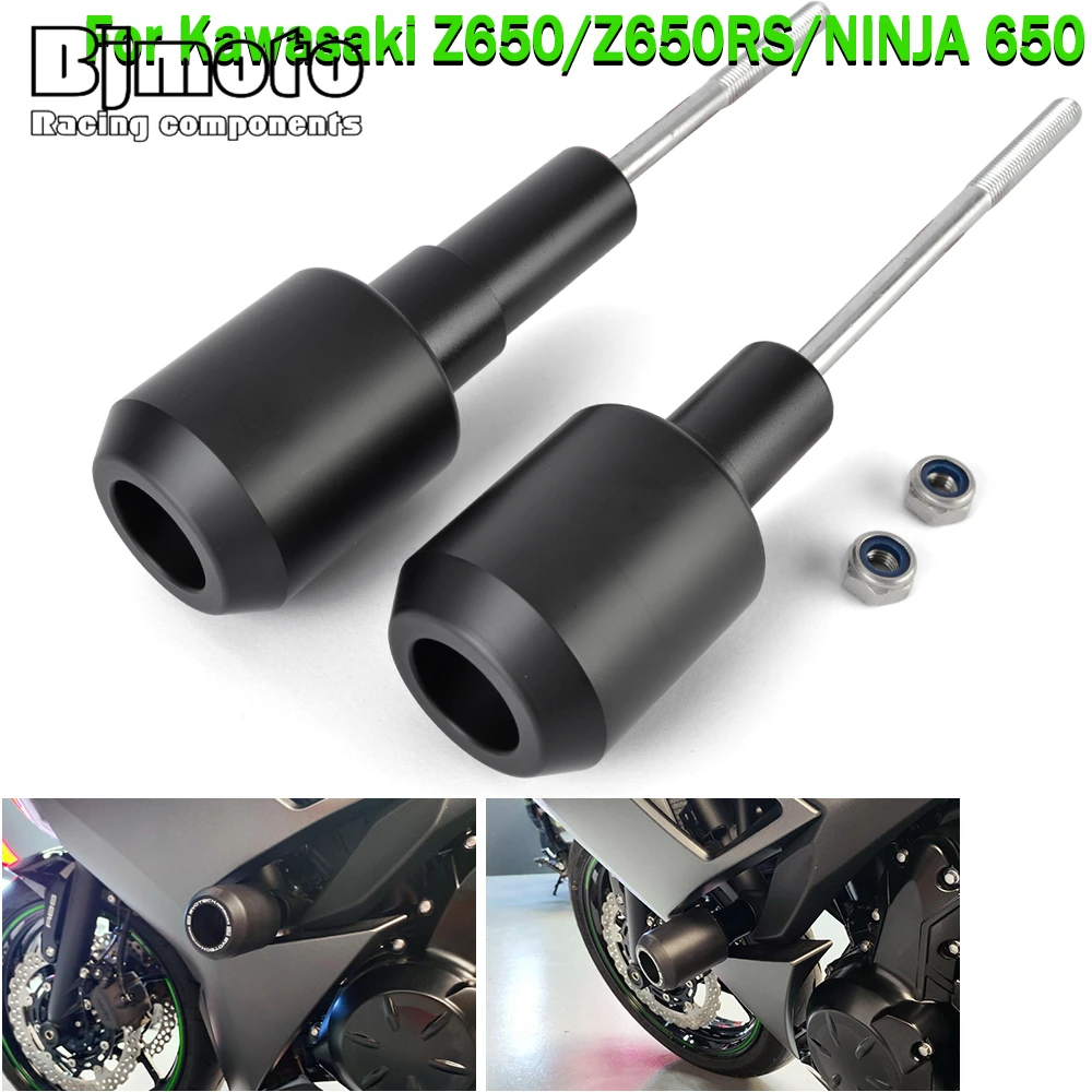 

For Kawasaki Ninja 650 Z650 2017-2023 Z650RS 2022-2023 Frame Slider Crash Protector Falling Protection Crash Pad Ninja650 Z 650