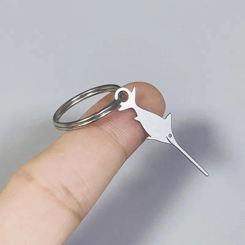 Swordfish Shape Stainless Steel Needle for Smartphone Sim Card Tray Removal Eject Pin Key Tool Universal Thimble
Swordfish Shape Stainless Steel Needle for Smartphone Sim Card Tray Removal Eject Pin Key Tool Universal Thimble