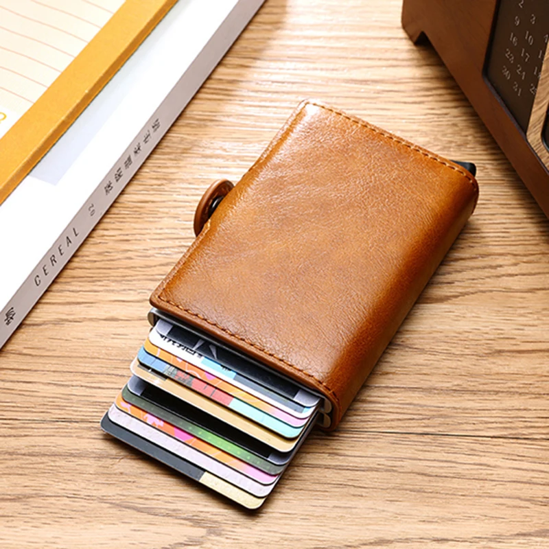 Men Credit Cards Holder Wallet Leather RFID Cardholder Mini Luxury Bank Card Case Women Card Purse Dropshipping
Men Credit Cards Holder Wallet Leather RFID Cardholder Mini Luxury Bank Card Case Women Card Purse Dropshipping