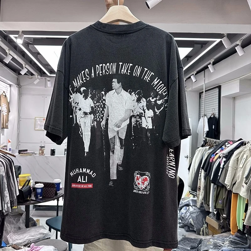 Nice Washed Boxer Speech Print T-shirt Men Women Vintage T Shirt Tops Tee Wholesale Clothes
Nice Washed Boxer Speech Print T-shirt Men Women Vintage T Shirt Tops Tee Wholesale Clothes