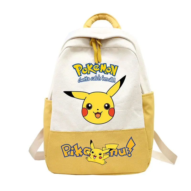 Anime Cartoon Cute Pikachu Primary School School Bag Wholesale Creative Pokemon Small Fresh Canvas Trendy Stitching Backpack
Anime Cartoon Cute Pikachu Primary School School Bag Wholesale Creative Pokemon Small Fresh Canvas Trendy Stitching Backpack