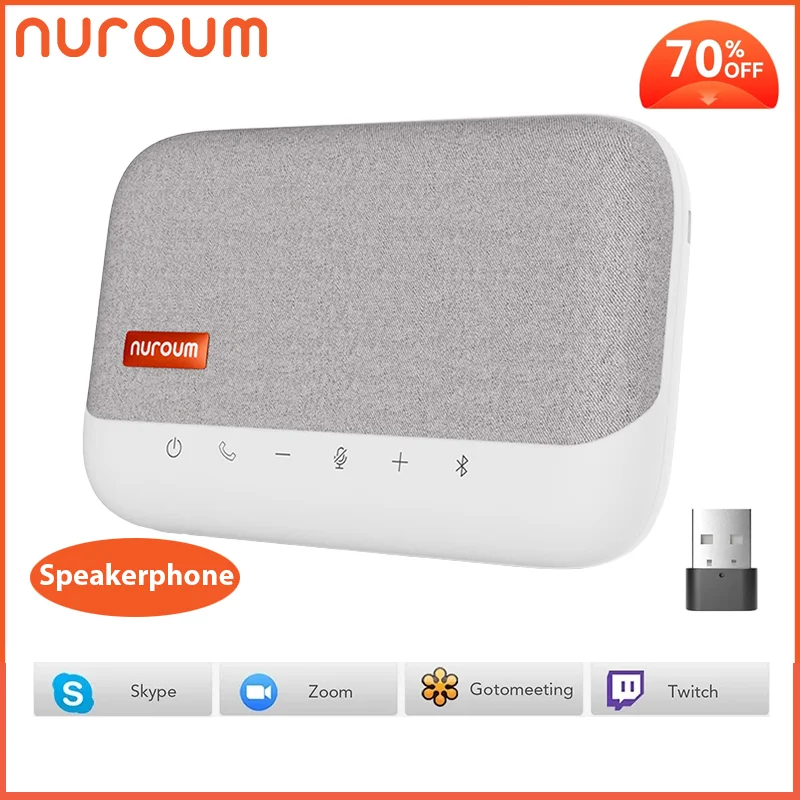 NUROUM A15 Usb Bluetooth беспроводной Конференц-динамик Ai подавление шума для встреч Zoom
NUROUM A15 Usb Bluetooth беспроводной Конференц-динамик Ai подавление шума для встреч Zoom
