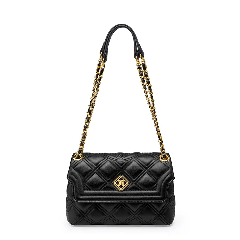 High Grade Quality Bags For Women Genuine Leather Chains Diamond Lattice Chic Fashion Luxury Designer Shoulder Crossbody Bags
High Grade Quality Bags For Women Genuine Leather Chains Diamond Lattice Chic Fashion Luxury Designer Shoulder Crossbody Bags