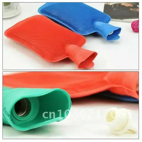 

Rubber Hot Water Bottle 500ml Injection 1PC Thick Hot Water Bottle Winter Warm Water Bag Hand Feet Warmer Water Bottle