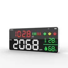 Co2 Detector with Decibel meter Co2 Meter for School with Sound meter sound level detector for school and public area
Co2 Detector with Decibel meter Co2 Meter for School with Sound meter sound level detector for school and public area