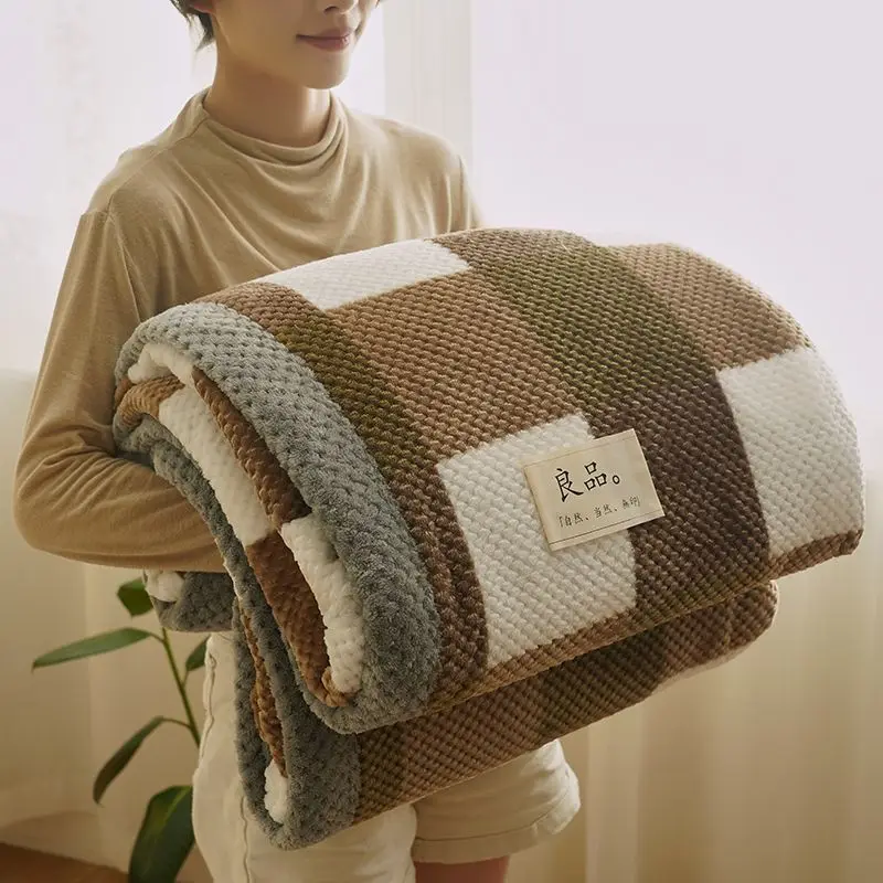 Winter Fleece Blanket Thickened Warm Double-sided Fleece Blanket Home Bedroom Coral Fleece Blanket Office Blanket Sofa Blankets
Winter Fleece Blanket Thickened Warm Double-sided Fleece Blanket Home Bedroom Coral Fleece Blanket Office Blanket Sofa Blankets
