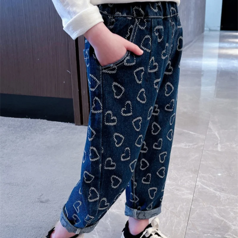 Girls Jean Pants Long Trousers Cotton 2024 Printed Spring Autumn Teenagers Baby's Kids Pants Outdoor High Quality Children's Clo
Girls Jean Pants Long Trousers Cotton 2024 Printed Spring Autumn Teenagers Baby's Kids Pants Outdoor High Quality Children's Clo