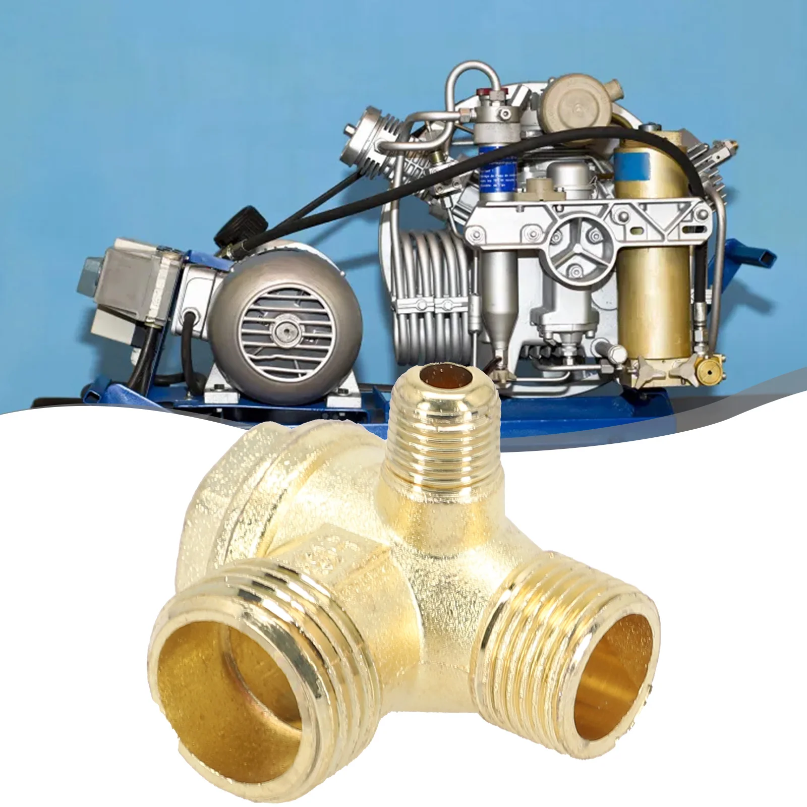 Durable Practical Useful Check Valve Gold Air compressor Connect Fittings Parts Pipe Thread Zinc alloy 42x39mm
Durable Practical Useful Check Valve Gold Air compressor Connect Fittings Parts Pipe Thread Zinc alloy 42x39mm