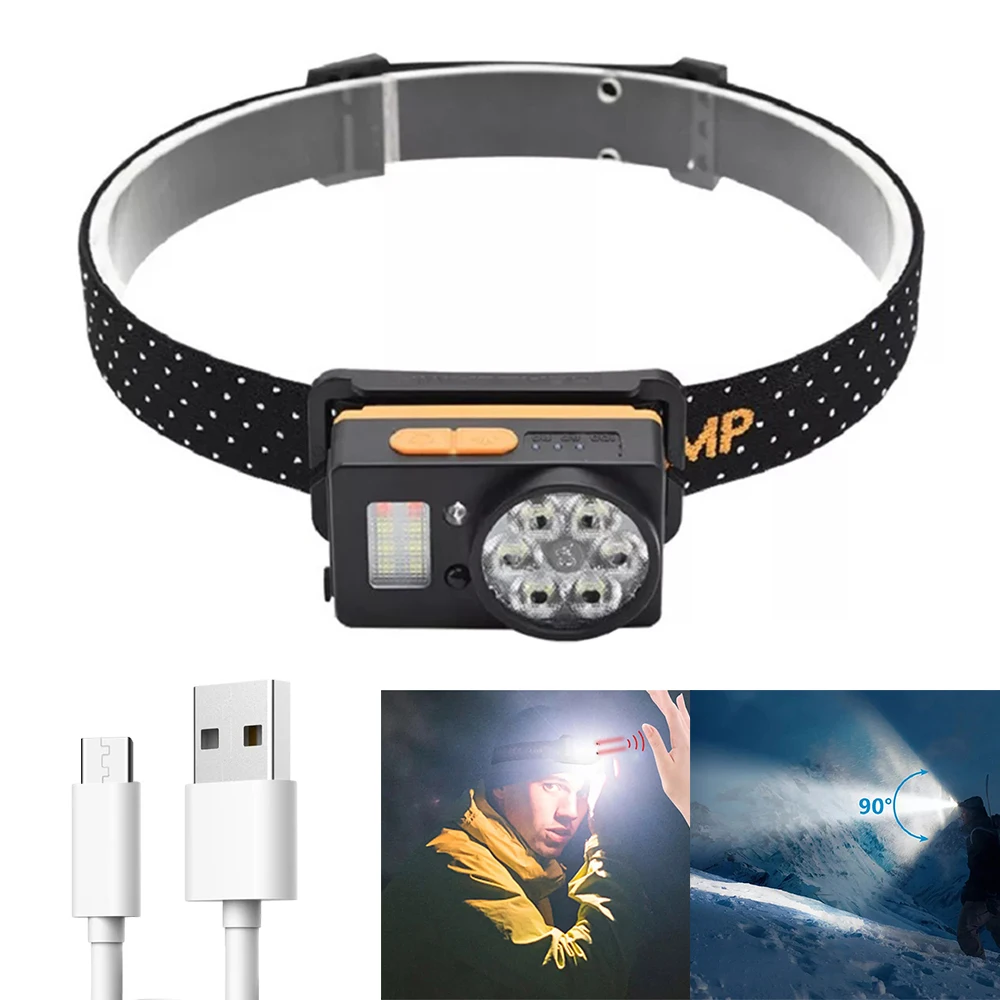 Car Mini Rechargeable Smart Sensor Headlight LED Multifunctional Outdoor Lamp Night Waterproof Running Lights Fishing Headlamp
Car Mini Rechargeable Smart Sensor Headlight LED Multifunctional Outdoor Lamp Night Waterproof Running Lights Fishing Headlamp