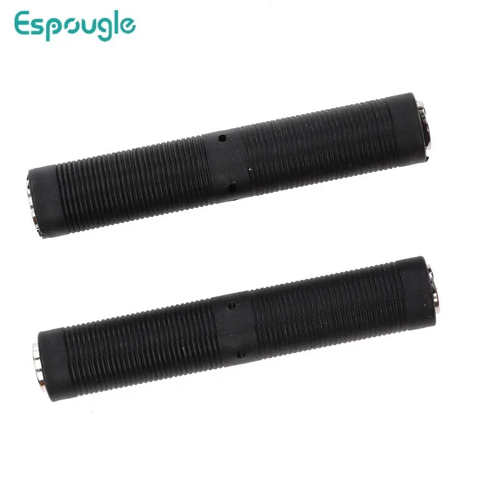 

500pcs Microphone Audio Cable Extender Connector 6.35mm Female to 6.35 mm Female Jack Stereo Coupler Adapter Bass Guitar