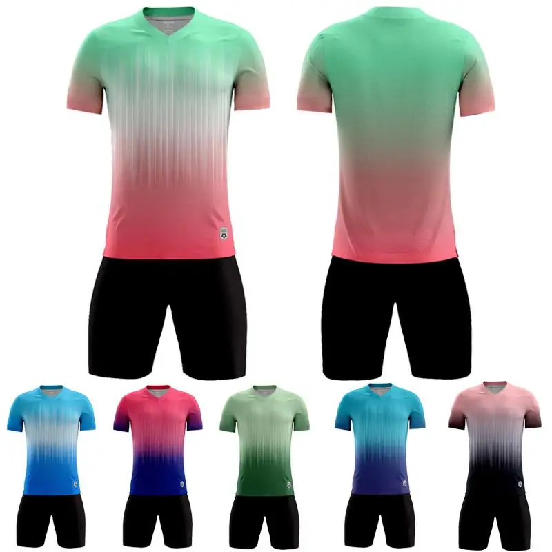 

Спортивная одежда Langmao для детей и взрослых, Комплект футболок, Мужская Футбольная форма, Детский комплект, футболка, шорты для мальчиков, футбол