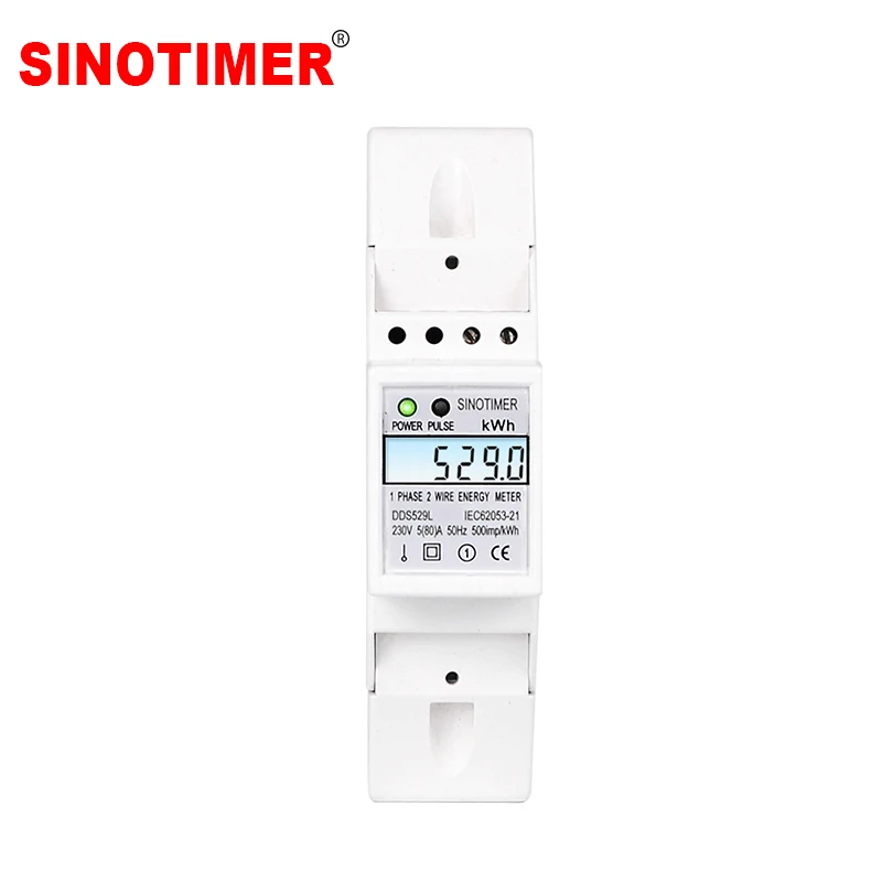 AC 230V 80A Single Phase DN Rail Digital Display Energy Meter kWh Communication Pulse Output Power Consumption With Backlight
AC 230V 80A Single Phase DN Rail Digital Display Energy Meter kWh Communication Pulse Output Power Consumption With Backlight