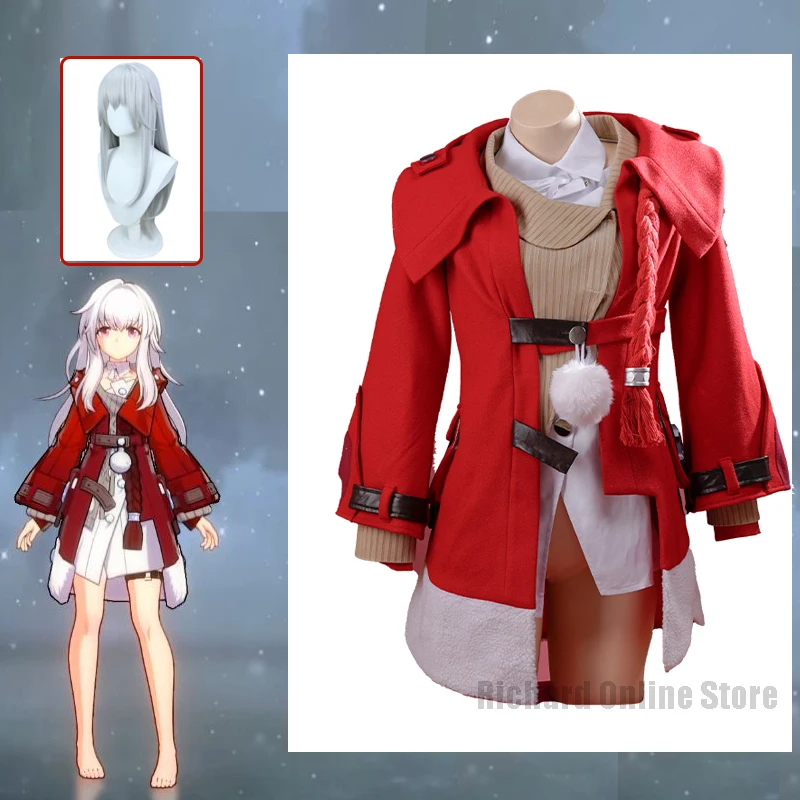 Clara Cosplay Wig Costume Game Honkai Star Rail Cosplay Wigs Clara Red Suit Long Hair Halloween Party Role Play 2023 New
Clara Cosplay Wig Costume Game Honkai Star Rail Cosplay Wigs Clara Red Suit Long Hair Halloween Party Role Play 2023 New