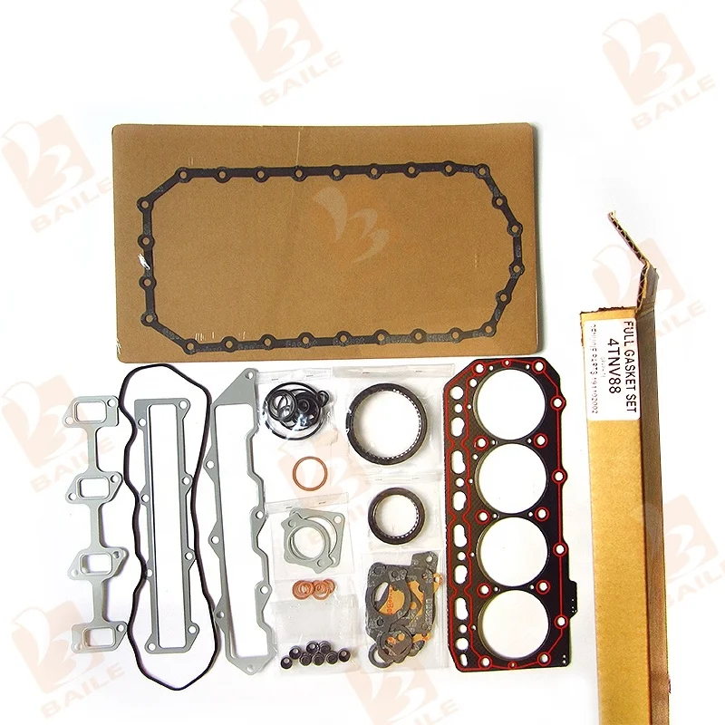 4TNV88 Engine Full Overhaul Gasket Set Repair Kit Complete 719609-92610 with Head Gasket
4TNV88 Engine Full Overhaul Gasket Set Repair Kit Complete 719609-92610 with Head Gasket