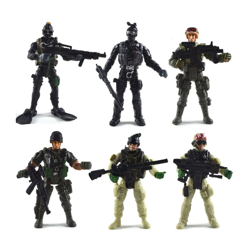 6pcs/lot 10cm Military Soldier Model Soldiers Model Joints Movable American Soldier Weapon Toy Action Figure Hot Toys
6pcs/lot 10cm Military Soldier Model Soldiers Model Joints Movable American Soldier Weapon Toy Action Figure Hot Toys