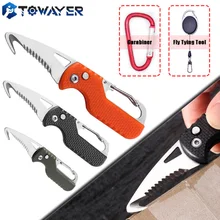 Portable Express Parcel Knife Stainless Fast Serrated Hook Knife For Outdoor Camping Carry-on Unpacking Keychain Folding Cutter
Portable Express Parcel Knife Stainless Fast Serrated Hook Knife For Outdoor Camping Carry-on Unpacking Keychain Folding Cutter