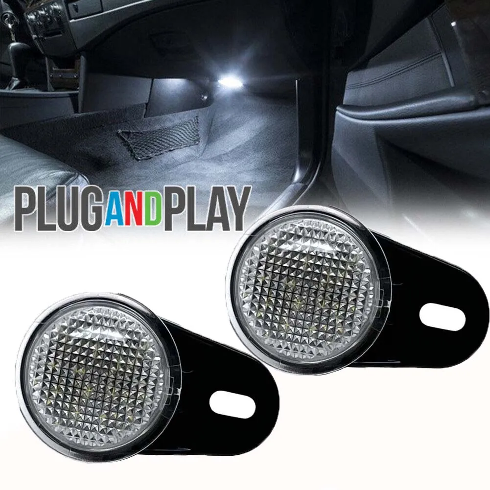 

LED Interior Courtesy Light Footwell Lights for Dodge Durango Ram 1500 2500 3500 Classic Nitro Jeep Wrangler Commander