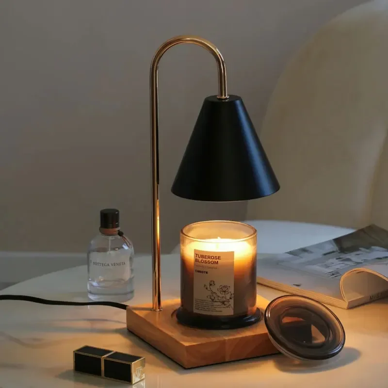 

Candle Warmer Lamp Aromatherapy Retro Melting Wax Lamp with Timer Scent Candle Melt Lantern for Home Bedroom Modern Decoration