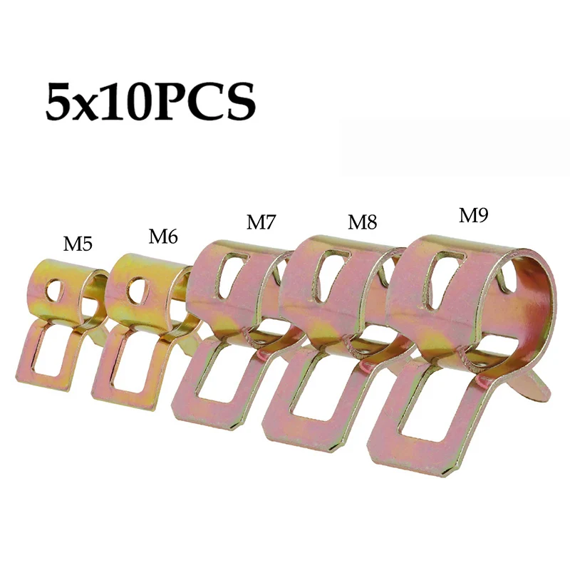 5/6/7/8/9mm Fastener Spring Clip Clamps For Fuel Water Line Hose Pipe Air Tube Clamps Auto Fastener
5/6/7/8/9mm Fastener Spring Clip Clamps For Fuel Water Line Hose Pipe Air Tube Clamps Auto Fastener