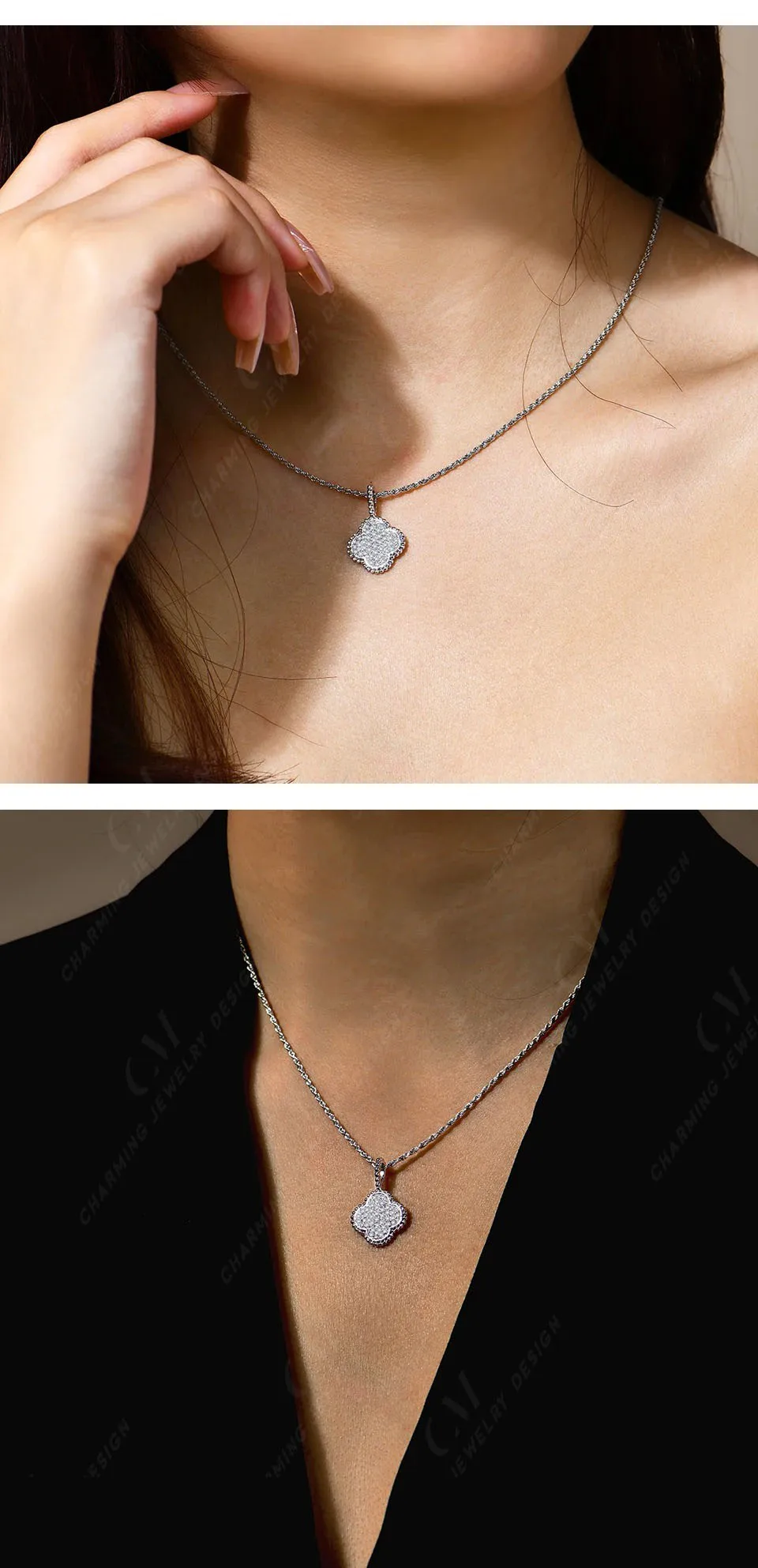 Classic D VVS1 Color 925 Sterling Silver Moissanite Necklace for Women Engagement Wedding Party Jewelry With Certifice 5 Mallzona Sdd1539c8917c4f5987b9a09204e4d3e8g Classic D VVS1 Color 925 Sterling Silver Moissanite Necklace for Women Engagement Wedding Party Jewelry With Certifice Mallzona