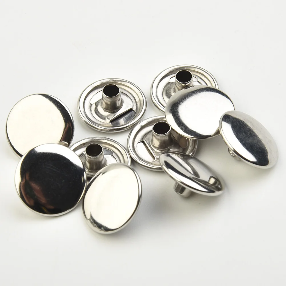 30pcs Canvas Snap Kit Marine Grade Snap Fastener Stainless Steel Snap Buttons For Boat Cover Sewing Leather Clothes Tent 15mm
30pcs Canvas Snap Kit Marine Grade Snap Fastener Stainless Steel Snap Buttons For Boat Cover Sewing Leather Clothes Tent 15mm