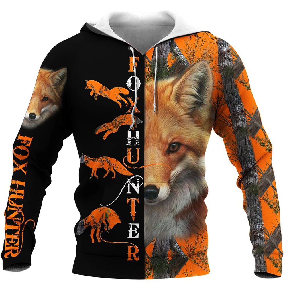 

Women/Man Sweatshirt Homme Hoody Men Hooded Cute Fox Pattern 3D Printed Casual Pullovers Animal Long Sleeve Autumn Winter Clothe