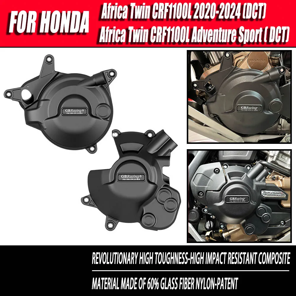 

For Honda Africa Twin CRF1100L 2020 2021 2022 2023 2024 (DCT)&Africa Twin CRF1100L Adventure Sport (DCT) Engine Protection Cover