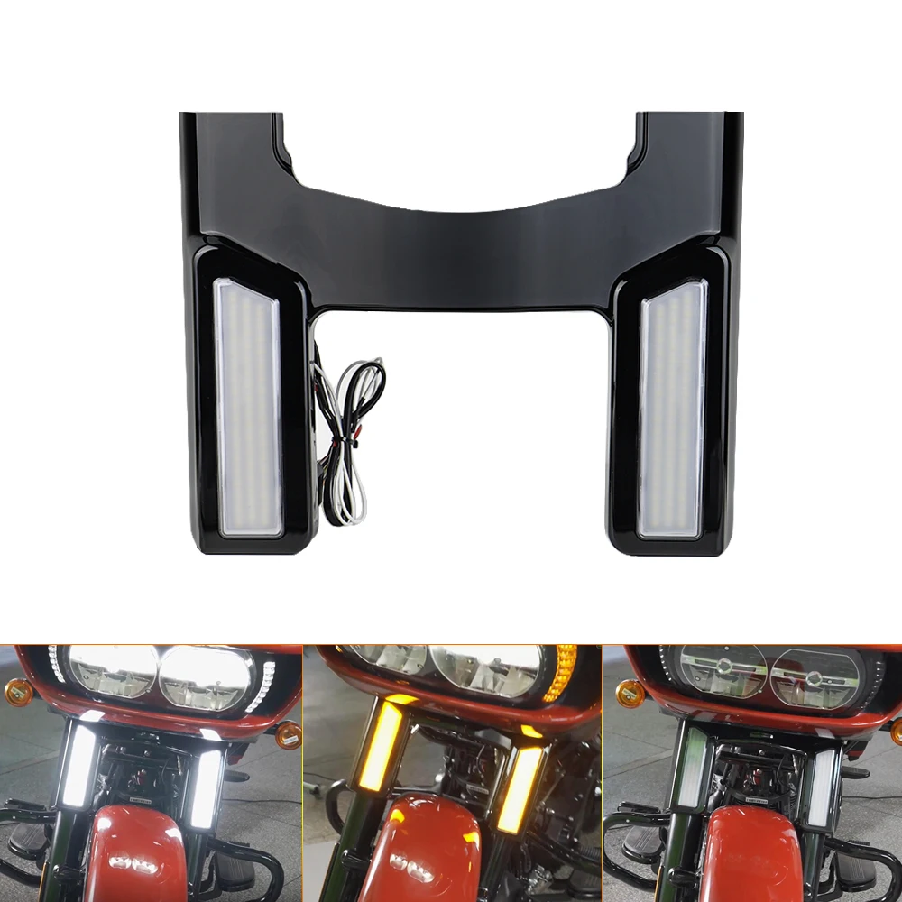 Motorcycle Shock Absorber LED Turn Signal Light White Amber for Road Glide 2021 2022
Motorcycle Shock Absorber LED Turn Signal Light White Amber for Road Glide 2021 2022