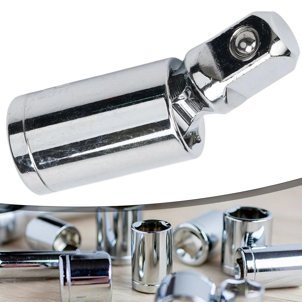 1pcs 1/4" 3/8" 1/2" Universal Joint Set 360 Deg Rotary Head Ratchet Angle Extension Bar Wrench Socket Adapter Manual Impact Tool
1pcs 1/4" 3/8" 1/2" Universal Joint Set 360 Deg Rotary Head Ratchet Angle Extension Bar Wrench Socket Adapter Manual Impact Tool