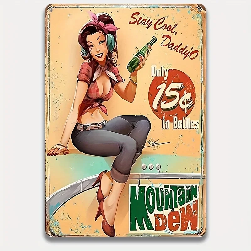 Vintage Metal Tin Signs, Beer Girl, Chic Art Wall Decort, Home Yard Signs Bar, Hotel, Cafe, Pub, Restauran Wall Decor Sign 
Vintage Metal Tin Signs, Beer Girl, Chic Art Wall Decort, Home Yard Signs Bar, Hotel, Cafe, Pub, Restauran Wall Decor Sign