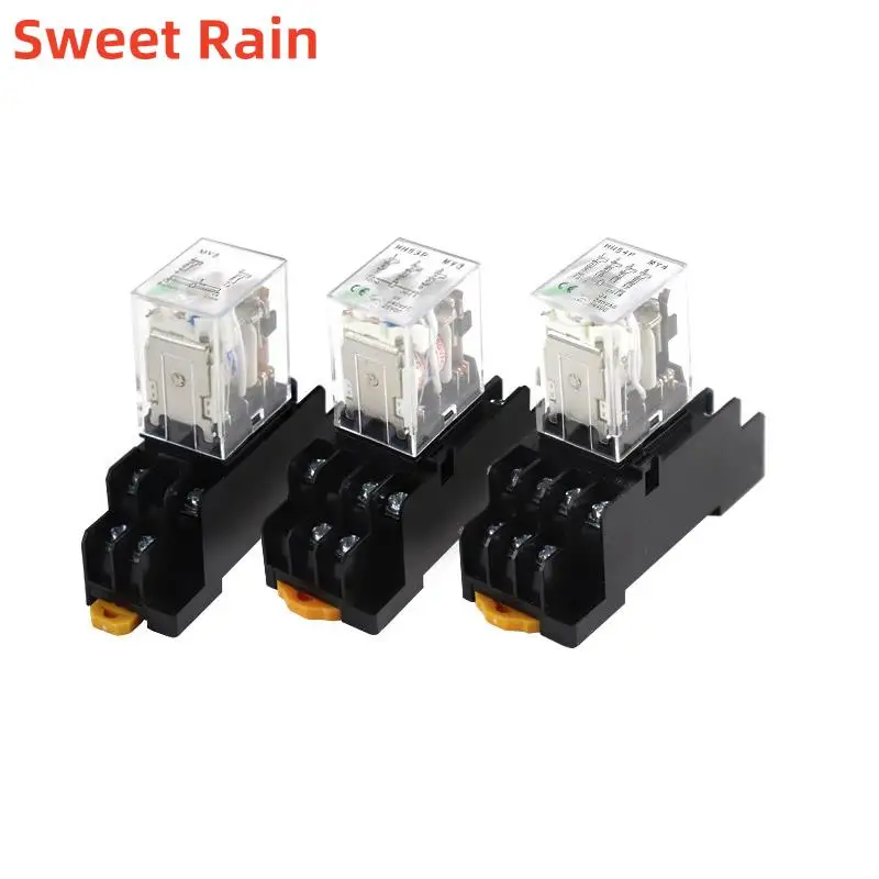 5pcs Miniature Coil Generalel ectromagnetic Intermediate Relay Switch with base HH52P 53P 54P LED 12/24VDC 110/220VAC MY2NJ/3NJ
5pcs Miniature Coil Generalel ectromagnetic Intermediate Relay Switch with base HH52P 53P 54P LED 12/24VDC 110/220VAC MY2NJ/3NJ